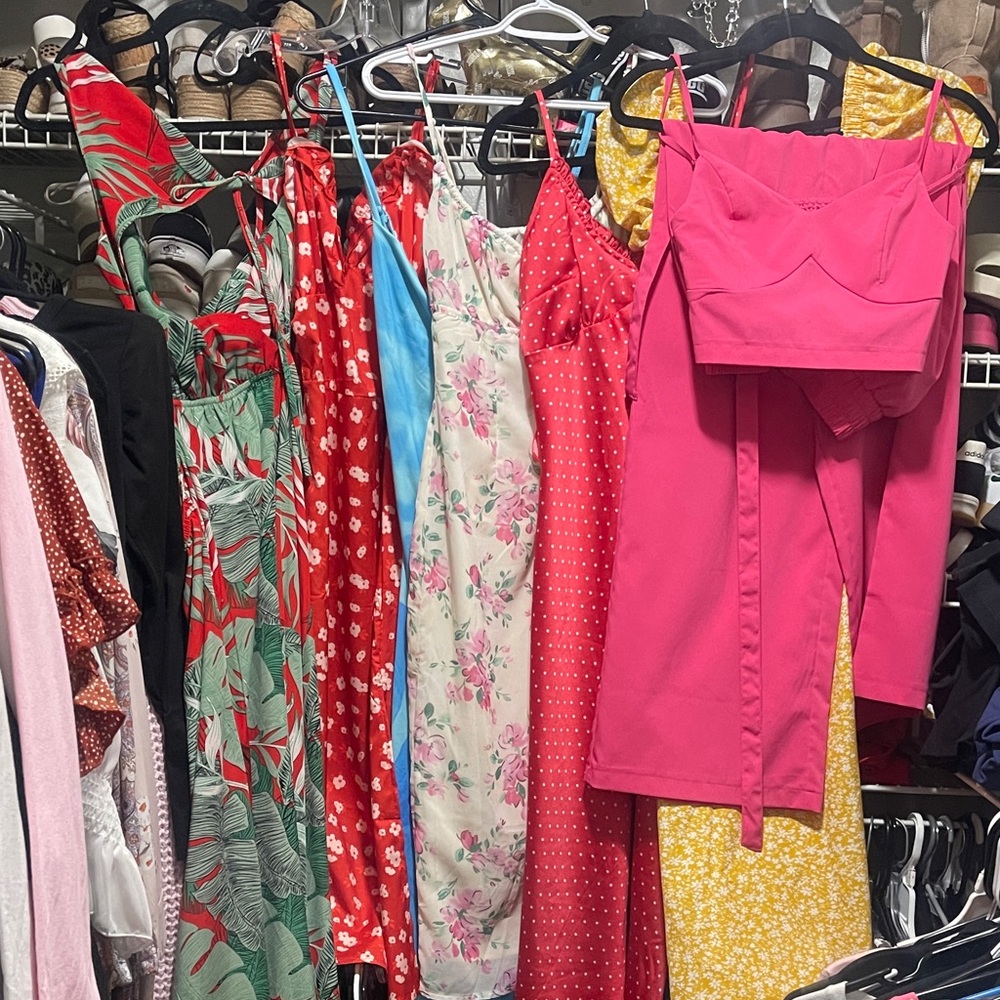 Floral and Polka Dot Maxi Dress Collection